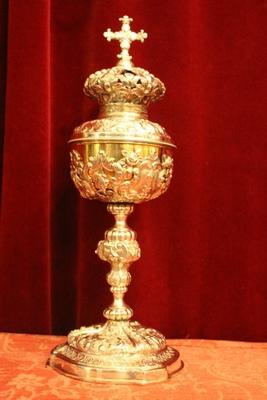 Ciborium style Baroque en full silver, Belgium Early 18th Century