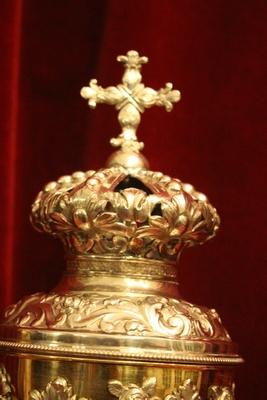 Ciborium style Baroque en full silver, Belgium Early 18th Century