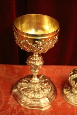 Ciborium style Baroque en full silver, Belgium Early 18th Century