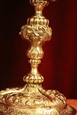 Ciborium style Baroque en full silver, Belgium Early 18th Century