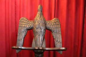 Eagle Lectern Higher Price Range style Baroque en hand-carved wood , Flemish 18 th century