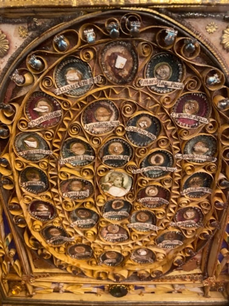 1 Baroque Exceptional Monastery - Work Reliquary Framed
