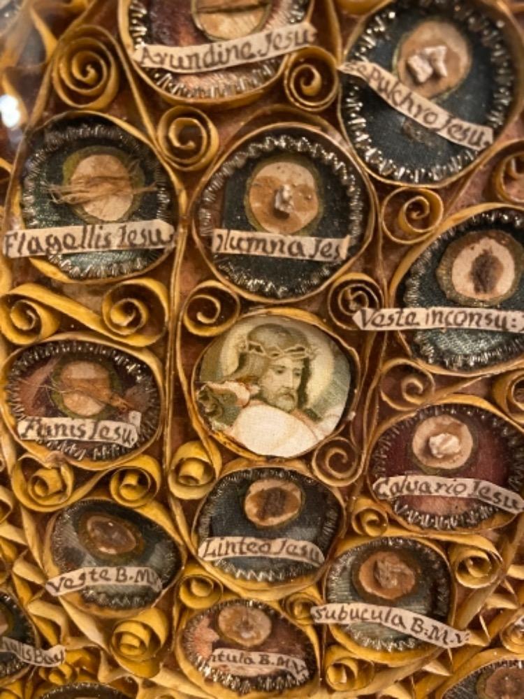 1 Baroque Exceptional Monastery - Work Reliquary Framed