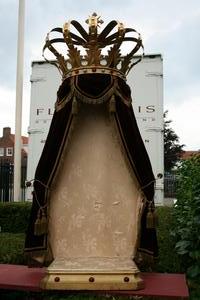 Exposition - Chapel style baroque en brass / wood, Belgium 19th century