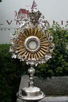 Monstrance style Baroque en silver, Dutch 17 th century