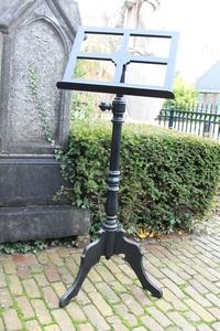 Music - Lectern style Baroque en wood polychrome, Dutch 19th century