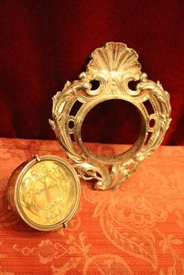 Relic Of The True Cross. style Baroque en full silver, Dutch 19th century