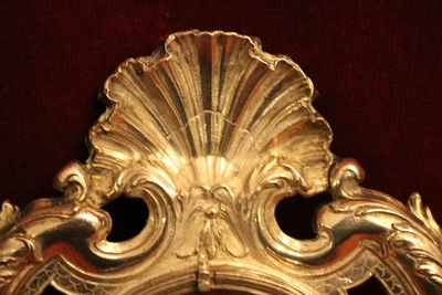 Relic Of The True Cross. style Baroque en full silver, Dutch 19th century