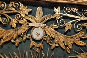 Reliquary style baroque Italy 19th century