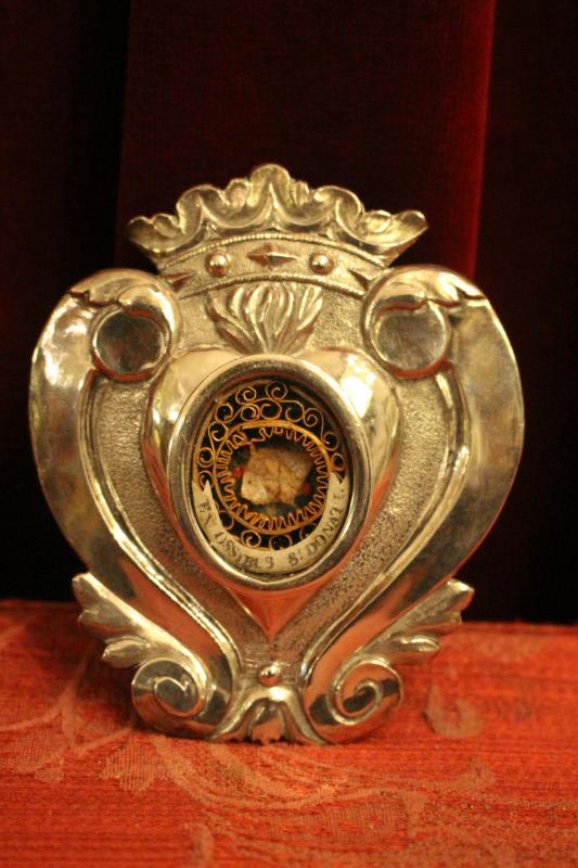 1 baroque Reliquary Ex Ossibus St. Donatus