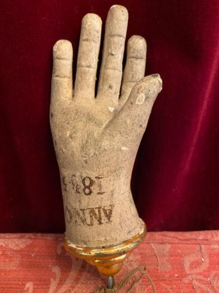 1 Baroque Reliquary - Hand