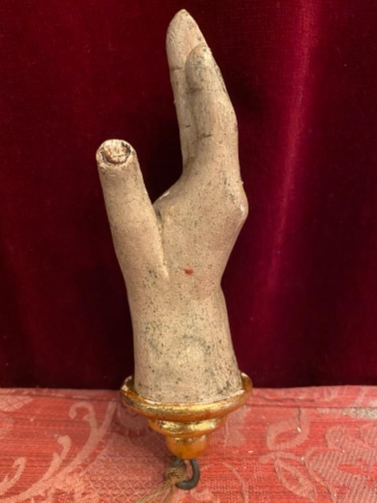 1 Baroque Reliquary - Hand
