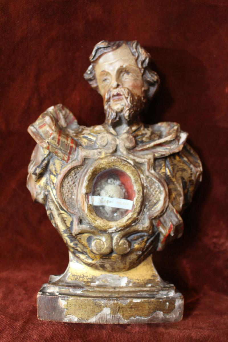 1 Baroque Reliquary. Relic Of : St. Magnus Mart.