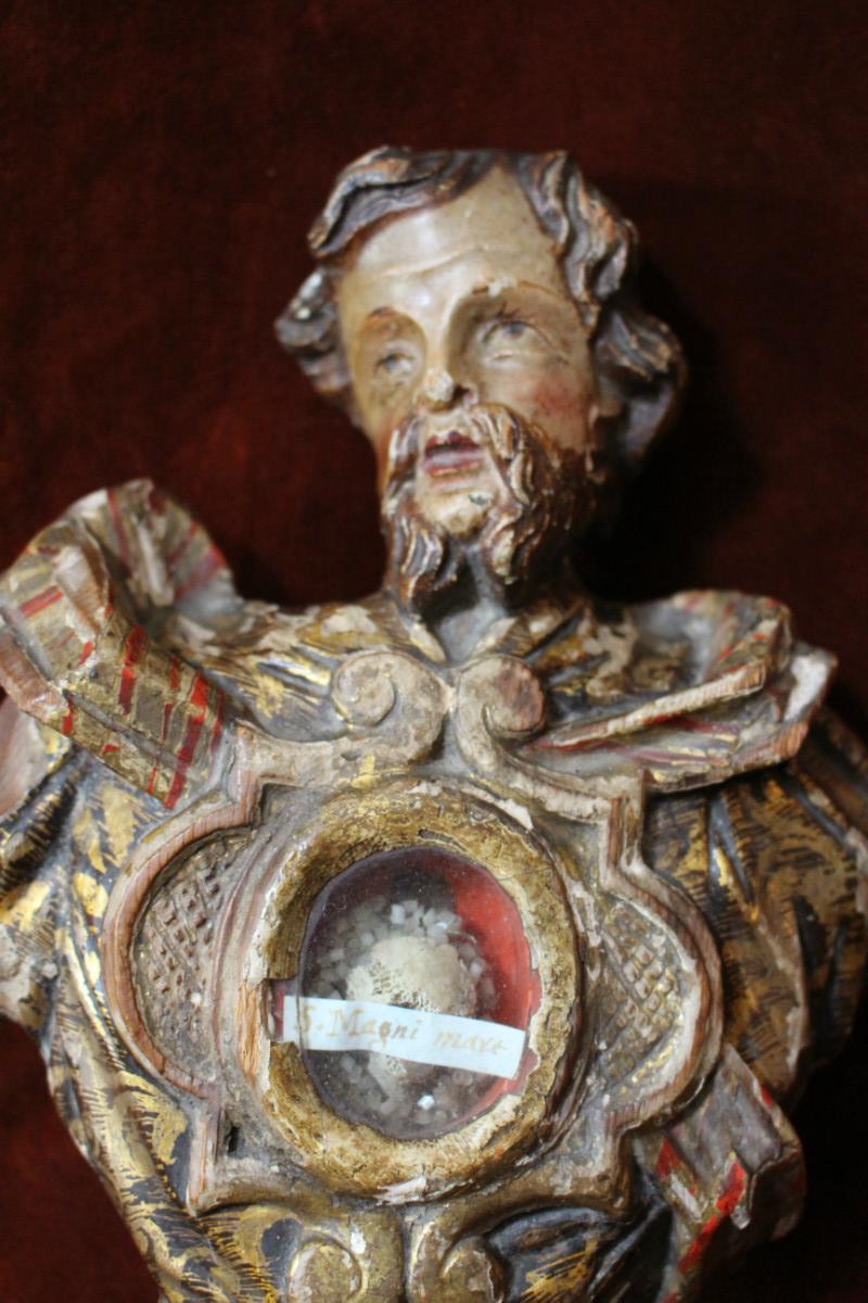 1 Baroque Reliquary. Relic Of : St. Magnus Mart.