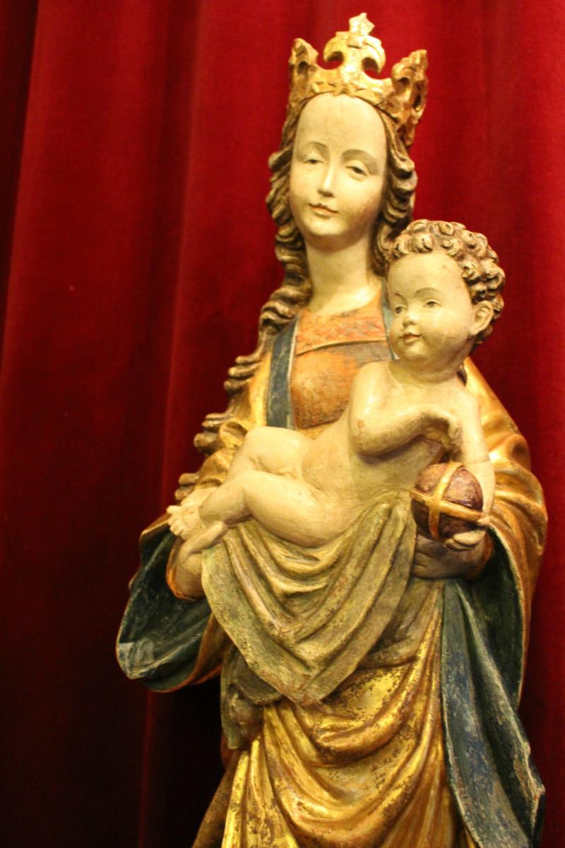1 baroque St. Mary Statue