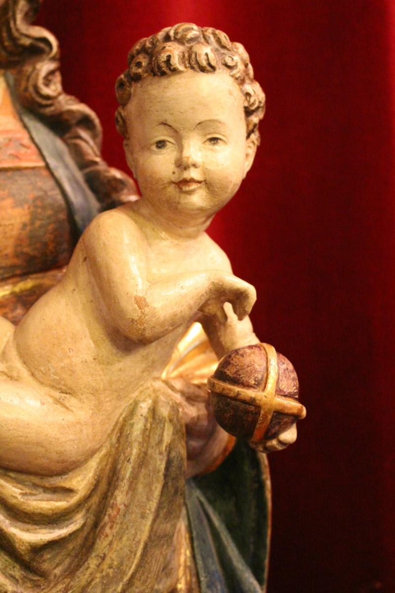 1 baroque St. Mary Statue