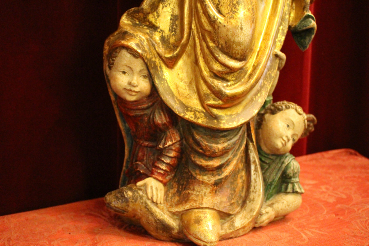 1 baroque St. Mary Statue