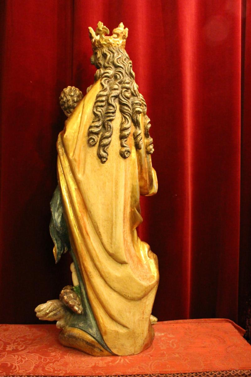 1 baroque St. Mary Statue
