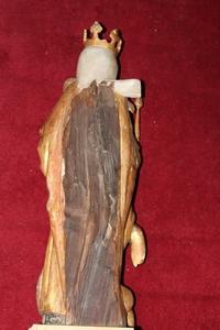St. Mary With Child style baroque en wood polychrome, Southern Germany 20th century