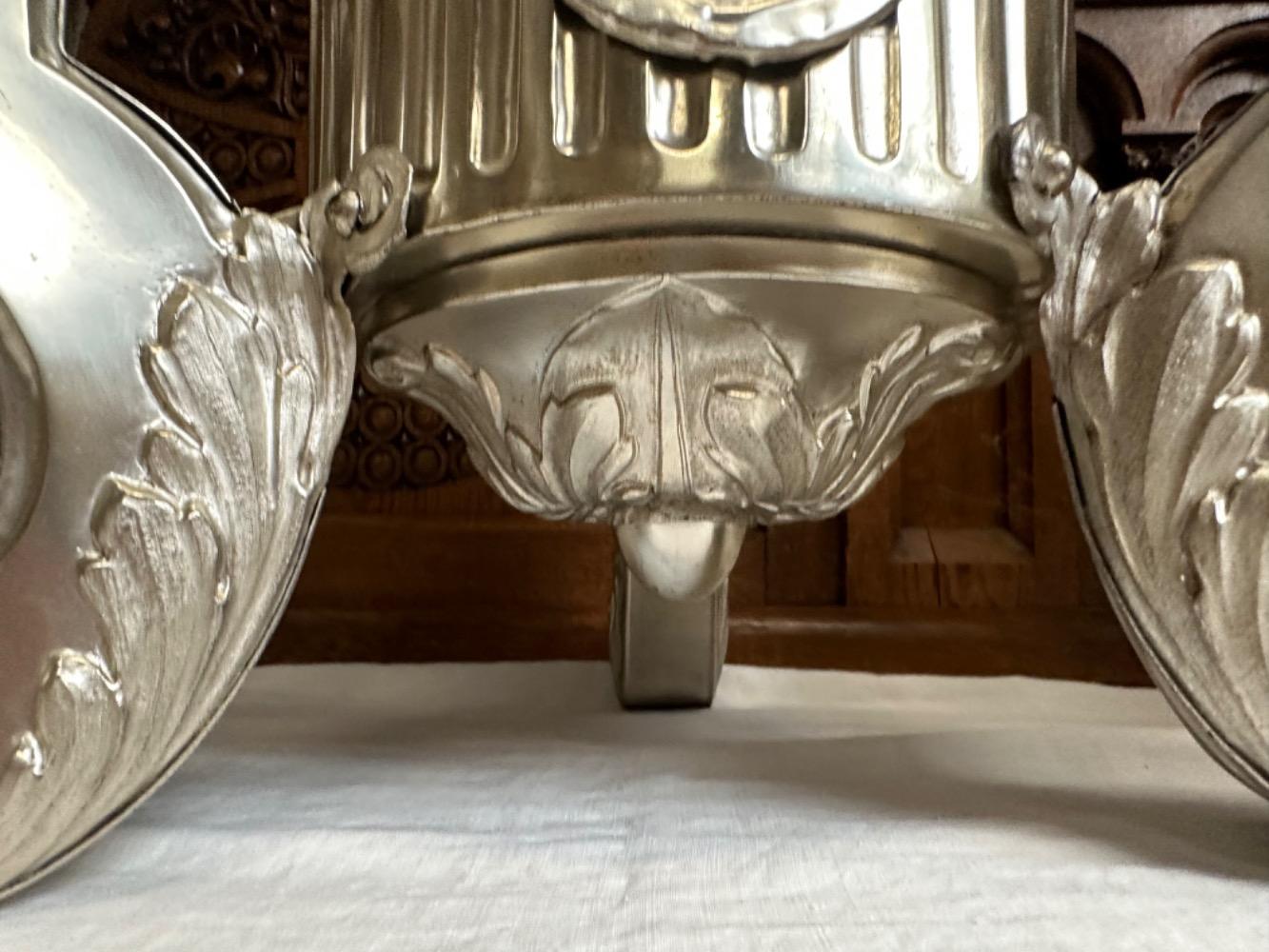 1 Baroque - Style Altar -Set 6 Matching Large Candle Sticks Height Without Pin: 115 Cm !