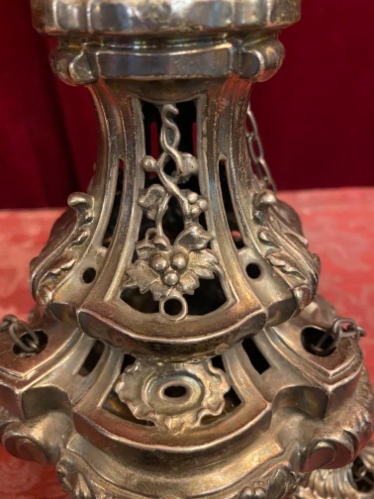 1 BAROQUE-STYLE Censer Full Silver