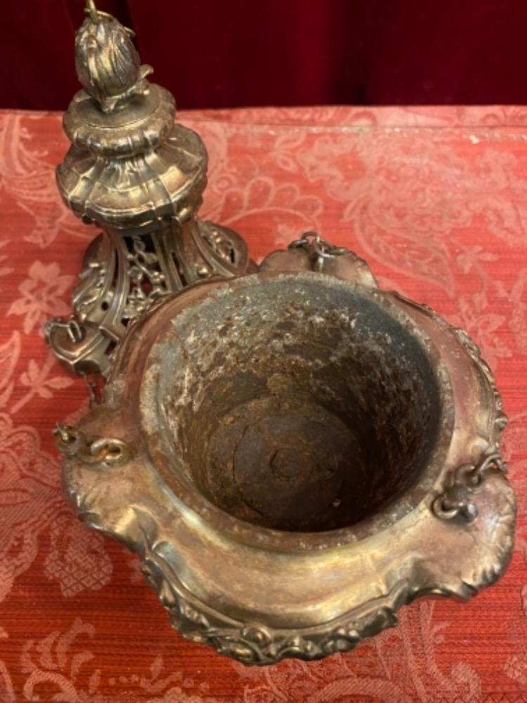 1 BAROQUE-STYLE Censer Full Silver