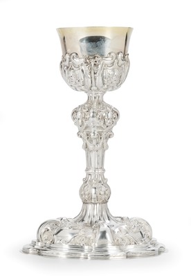 Chalice style BAROQUE-STYLE en Silver, Southern Germany 19 th century