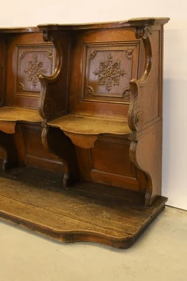 Choir Seats  style Baroque - Style en Oak wood, Belgium  19 th century