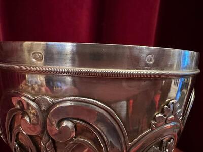 Ciborium style Baroque - Style en Full - Silver / Silver Marks Present, France 19 th century ( Anno 1835 )
