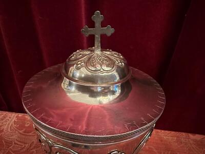 Ciborium style Baroque - Style en Full - Silver / Silver Marks Present, France 19 th century ( Anno 1835 )