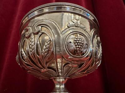 Ciborium style Baroque - Style en Full - Silver / Silver Marks Present, France 19 th century ( Anno 1835 )
