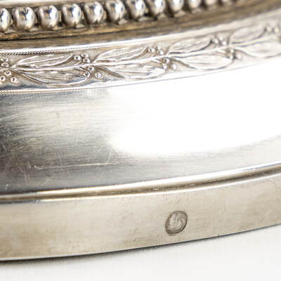 Ciborium By : Jan Jacobus Vermandele (Act. < 1827-1859) style Baroque - Style en Full - Silver, Gent - Belgium  19 th century
