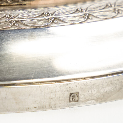 Ciborium By : Jan Jacobus Vermandele (Act. < 1827-1859) style Baroque - Style en Full - Silver, Gent - Belgium  19 th century