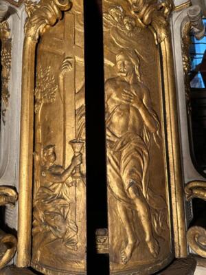 Cillinder Tabernacle style Baroque - Style en Wood, Belgium  18 th century ( Anno 1725 )