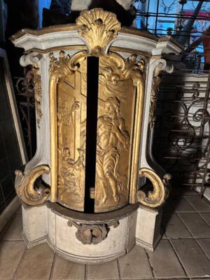 Cillinder Tabernacle style Baroque - Style en Wood, Belgium  18 th century ( Anno 1725 )