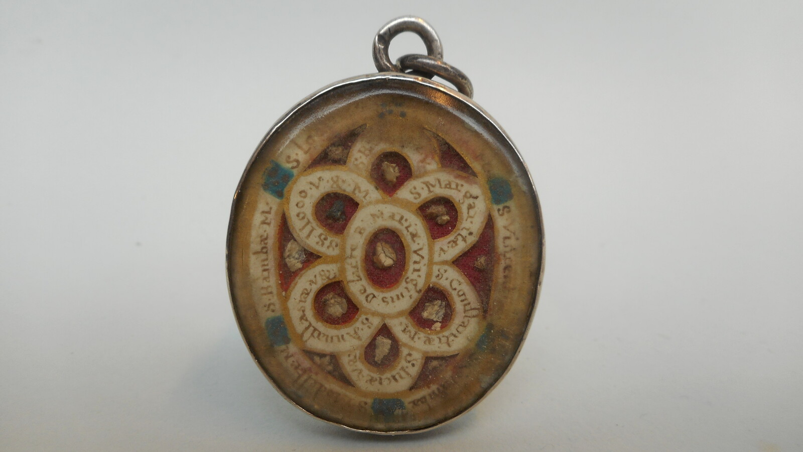 1 BAROQUE-STYLE  Double - Sided Reliquary Relic Of The True Cross & More