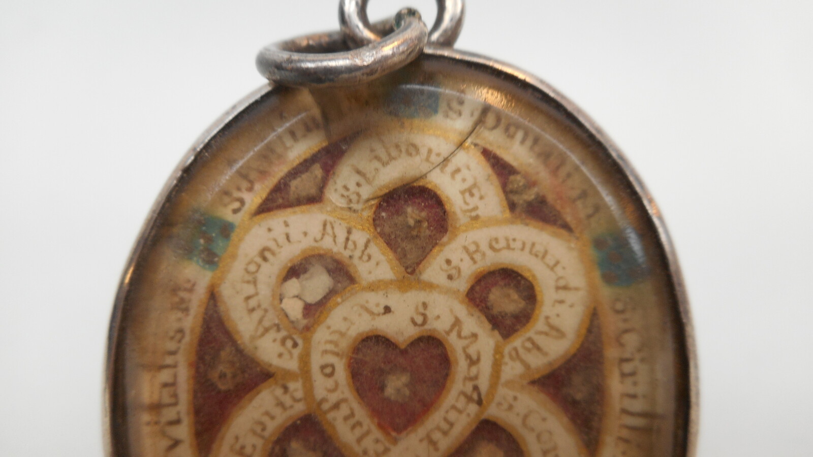 1 BAROQUE-STYLE  Double - Sided Reliquary Relic Of The True Cross & More