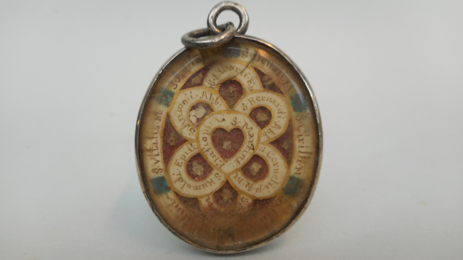 1 BAROQUE-STYLE  Double - Sided Reliquary Relic Of The True Cross & More