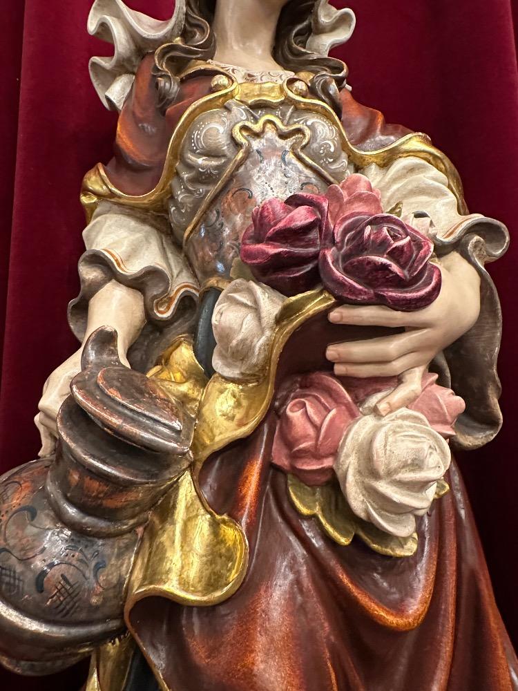 1 Baroque - Style Elisabeth Of Hungary Sculpture
