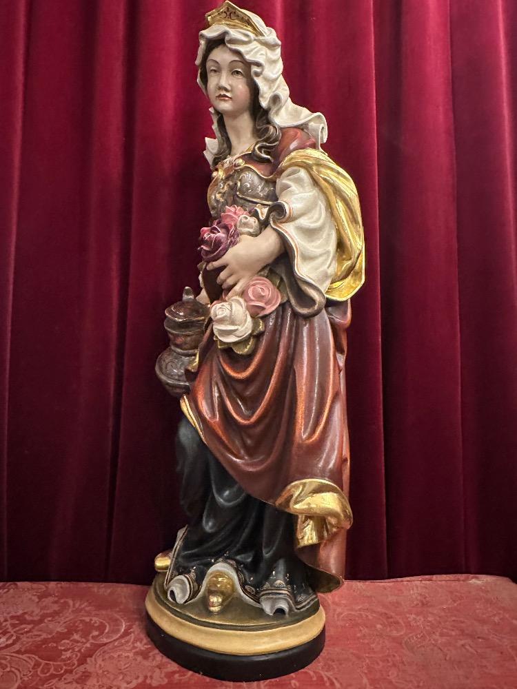 1 Baroque - Style Elisabeth Of Hungary Sculpture