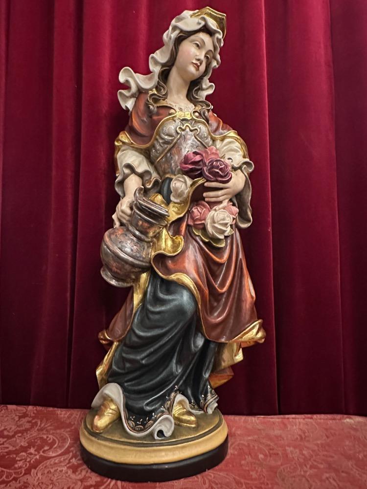 1 Baroque - Style Elisabeth Of Hungary Sculpture