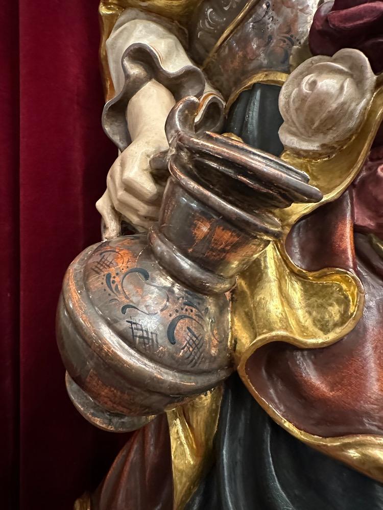 1 Baroque - Style Elisabeth Of Hungary Sculpture