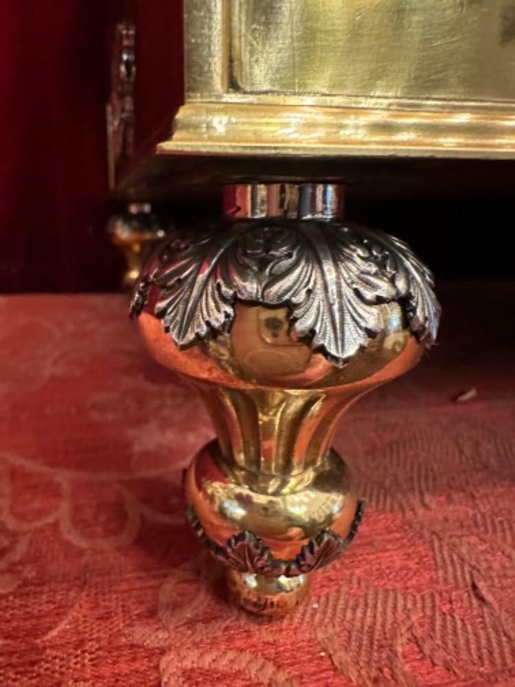 1 Baroque - Style Exceptional Lectern Multiple Full - Silver Floral Ornaments