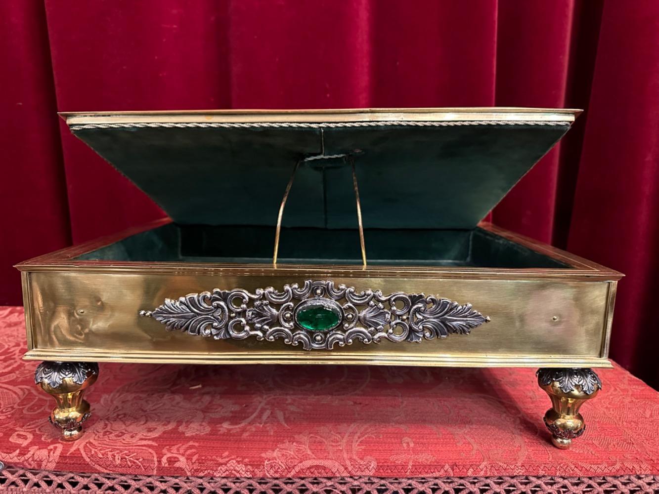 1 Baroque - Style Exceptional Lectern Multiple Full - Silver Floral Ornaments