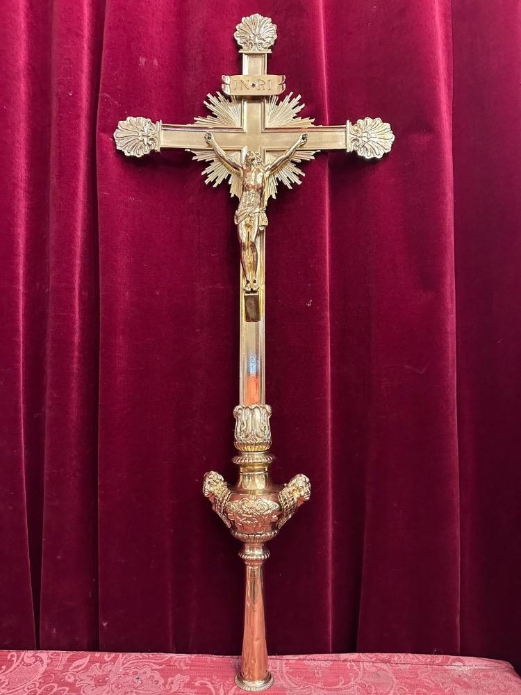 1 Baroque - Style Exceptional Processional Cross