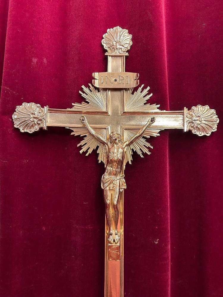 1 Baroque - Style Exceptional Processional Cross