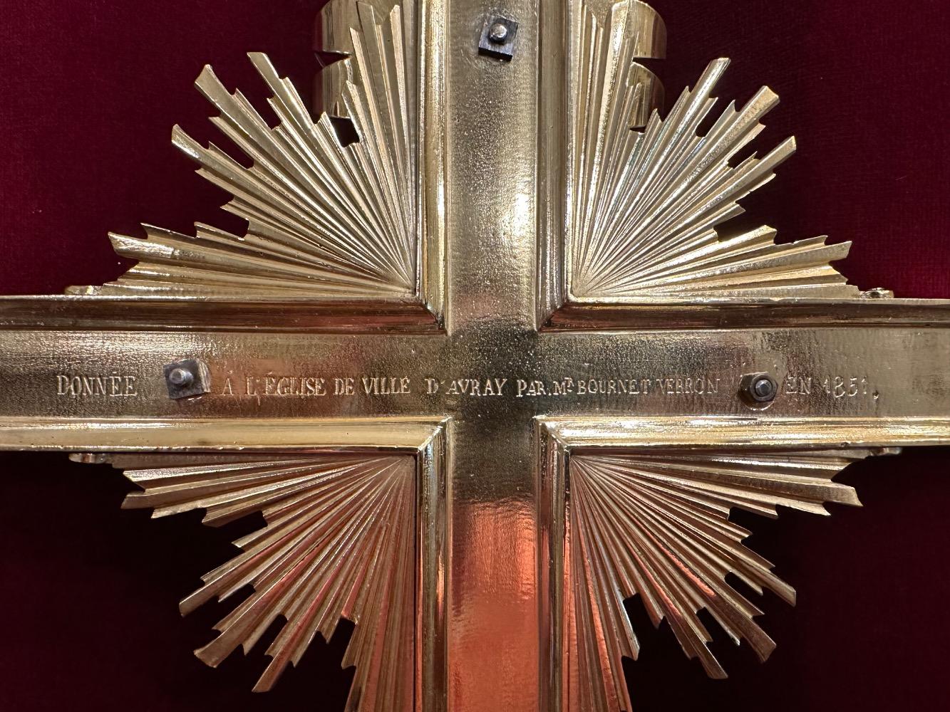 1 Baroque - Style Exceptional Processional Cross