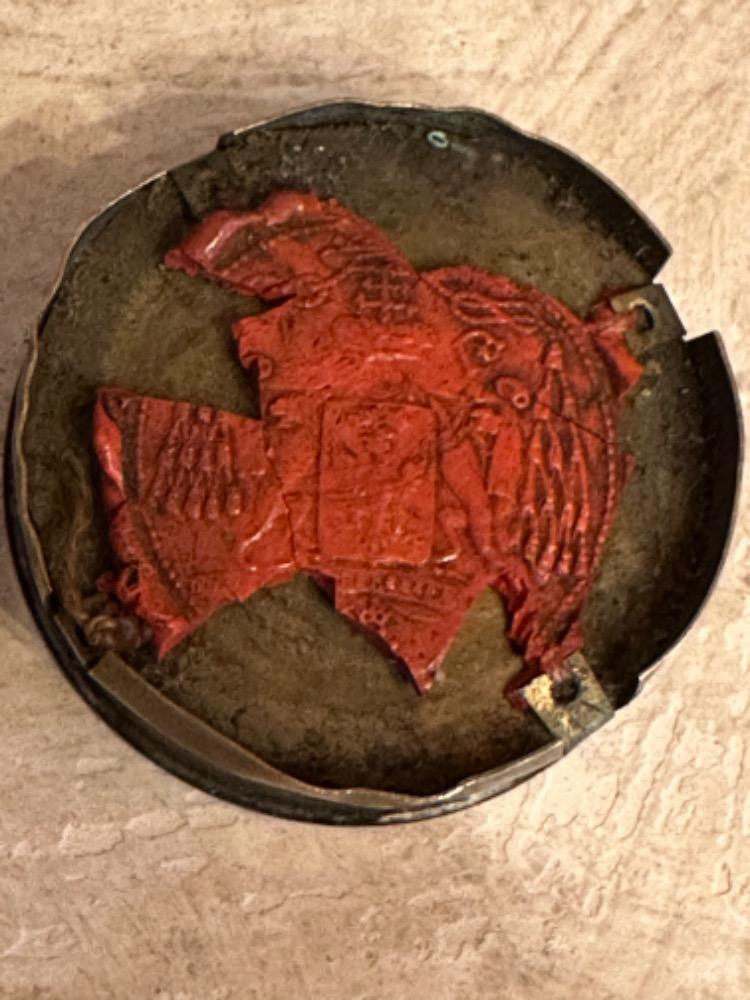 1 Baroque - Style Exceptional Reliquary - Bust St. Nicholas With Original Sealed Relic