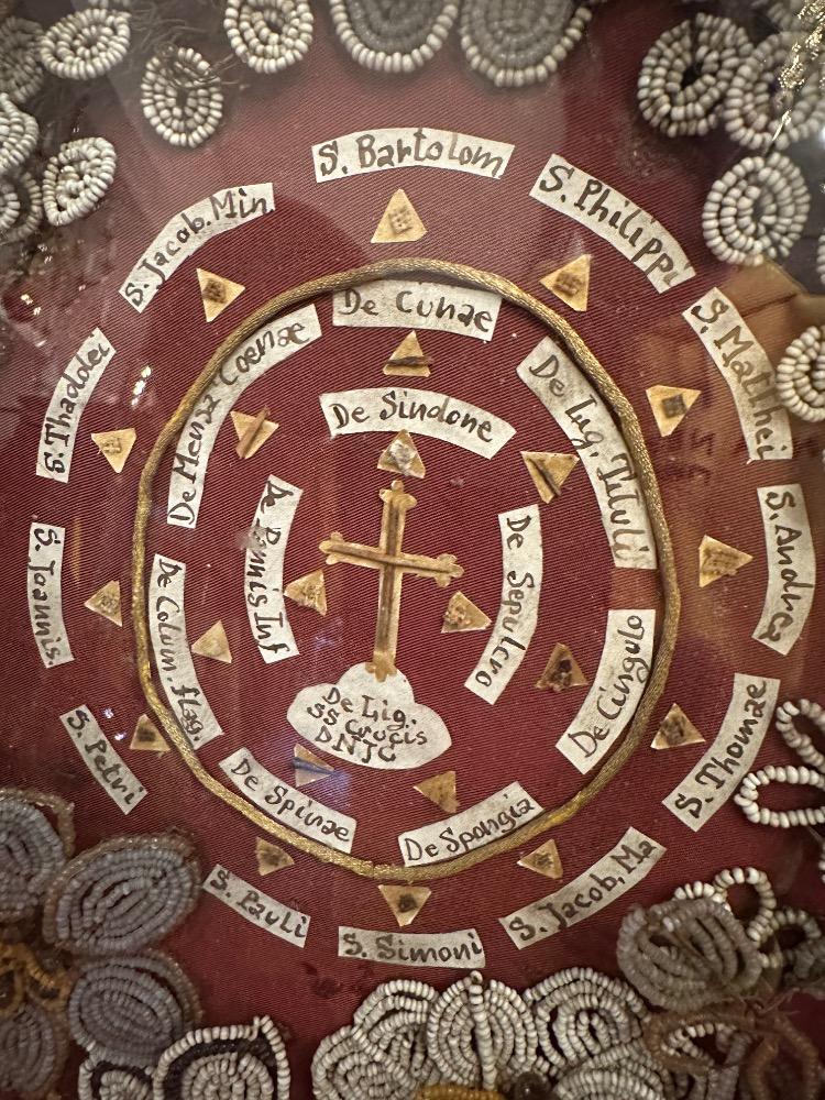 1 Baroque - Style Exceptional Reliquary Complete Passion Of Christ