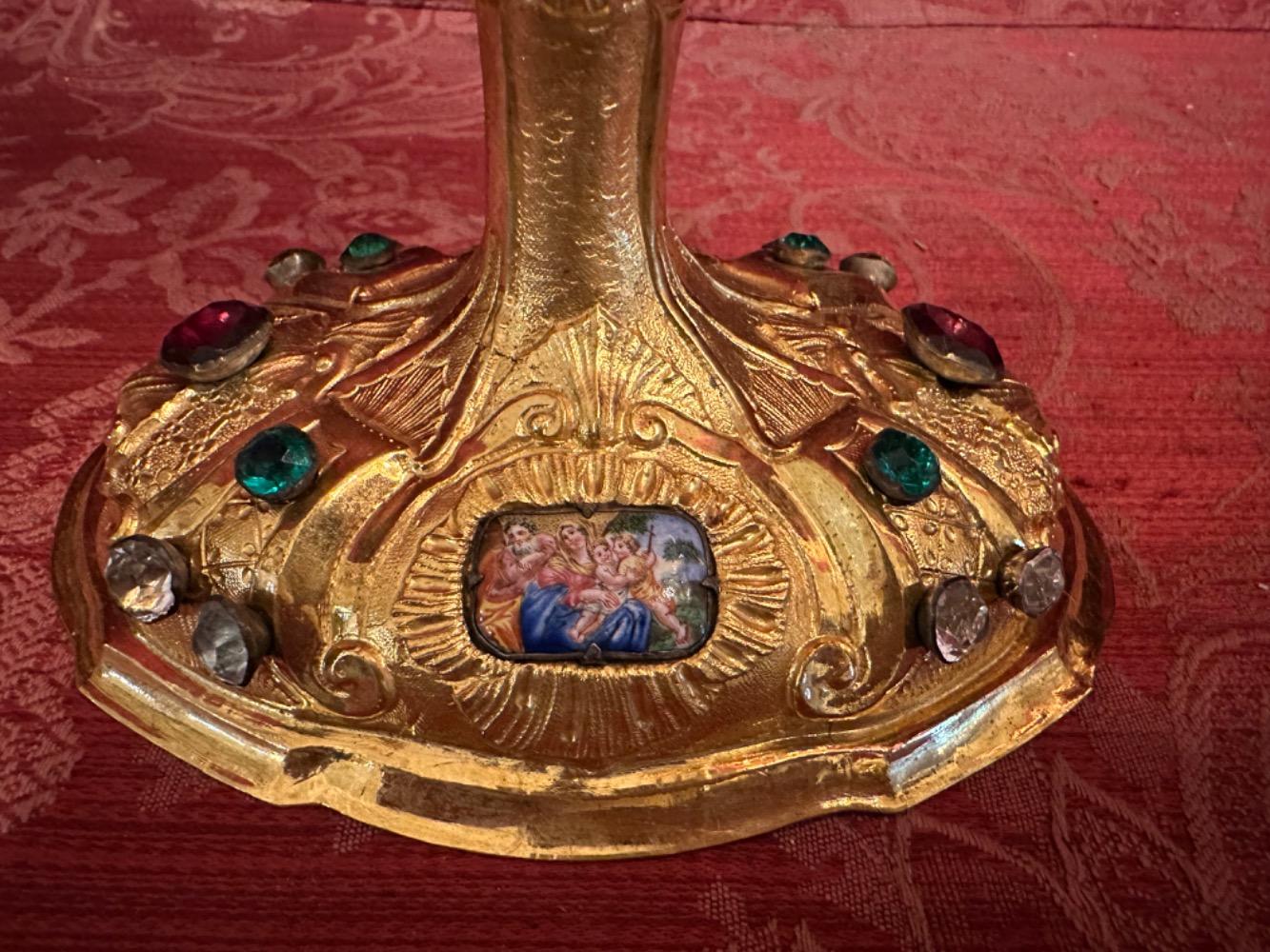1 Baroque - Style Exceptional Reliquary - Relic Of The True Cross